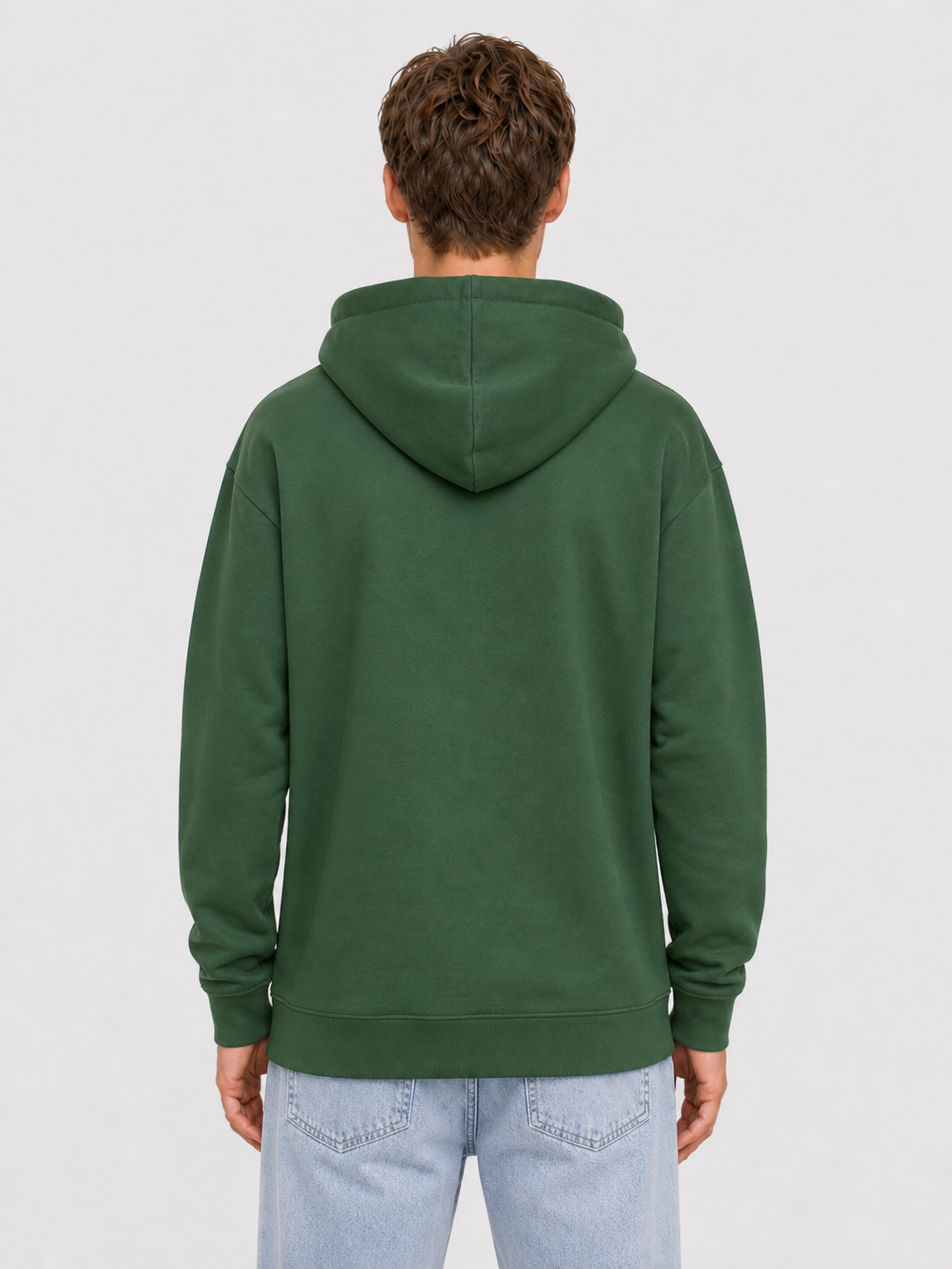hoodie green back
