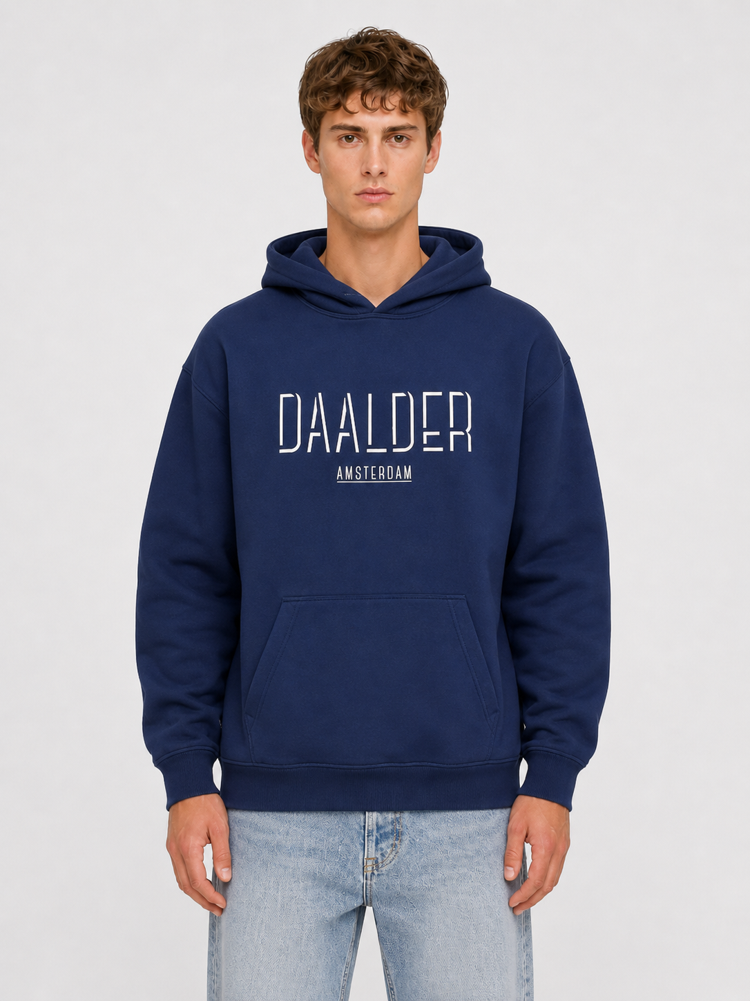 hoodie navy front